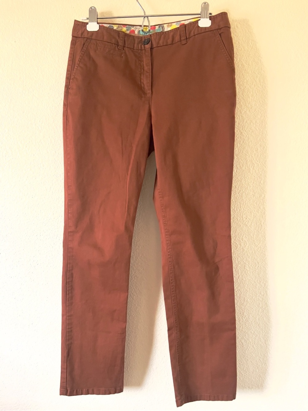 Boden Women’s Rust-Colored Straight Leg Jeans Size 8R
